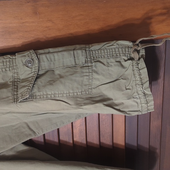 A.N.A army green Capri pants size 12 - Picture 3 of 5